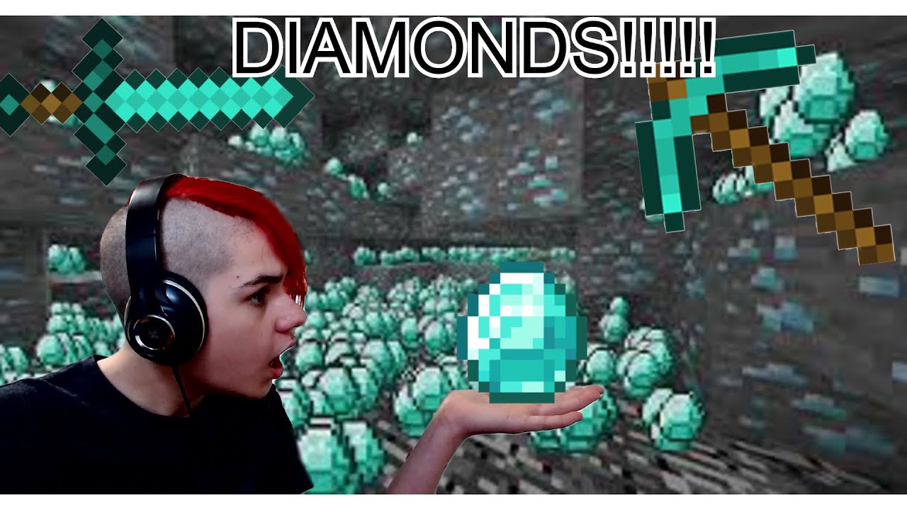 We got DIAMONDS!!!!!!!! | Minecraft Survival - Part V - YouTube