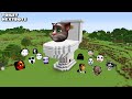 SURVIVAL TOILET HOUSE WITH 100 NEXTBOTS in Minecraft - Gameplay - Coffin Meme