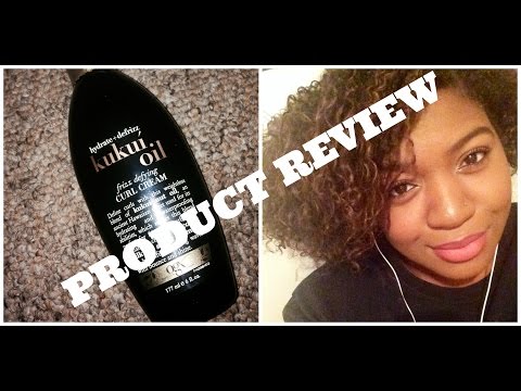 Wideo: Ogx Kukui Oil Frizz Defying Curl Cream Review