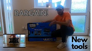 New tool review- Macallister pop up work bench