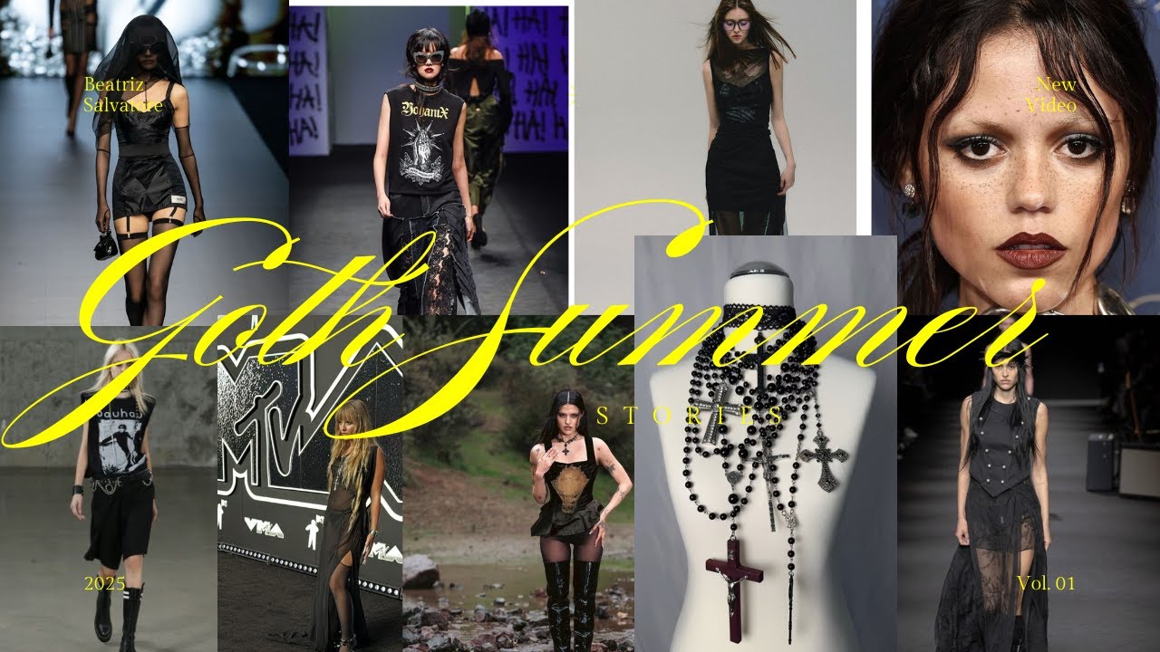 Summer Goth a estética tendência para o verão 2026 