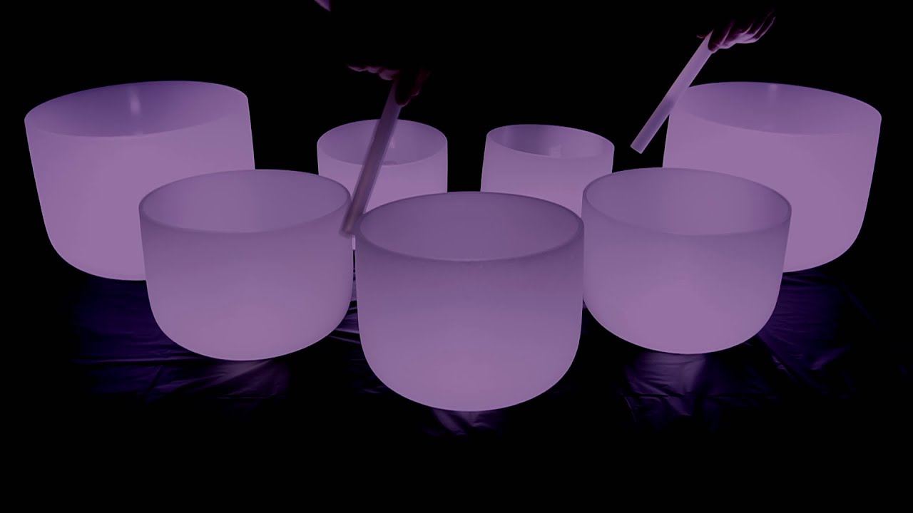 Healing Soundwaves: Crystal Singing Bowls Magic - YouTube