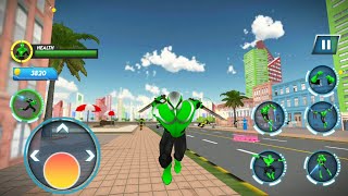 Rope Hero Spider City Missions | Spider Hero Vs City Robot - Android GamePlay screenshot 2