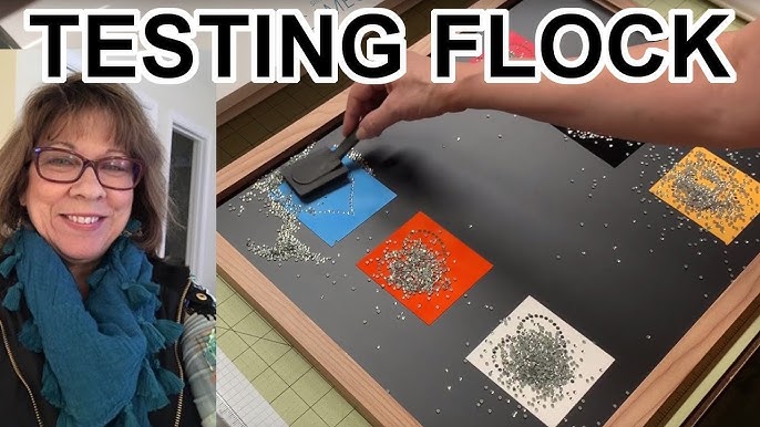 How to Cut Magic Flock Rhinestone Template Material with the