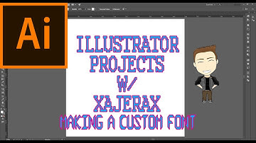 Making a Custom Font in Illustrator (timelapse)