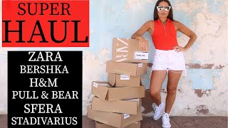 SUPER HAUL ABRIL 2021 ZARA, BERSHKA, H&amp;M, STRADIVARIUS LEFTIES....