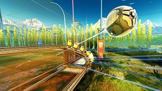 HITTING THE BALL OUTSIDE OF THE MAP! | ROCKET LEAGUE