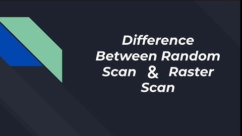 Difference Between Random Scan & Raster Scan||BCA Calicut university|| Fourth Semester||In Malayalam
