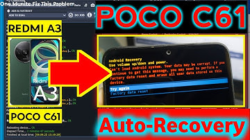 POCO C61 / Redmi A3 Auto Recovery Solution | How To Fix Auto Restart #redmiA3 #pococ61