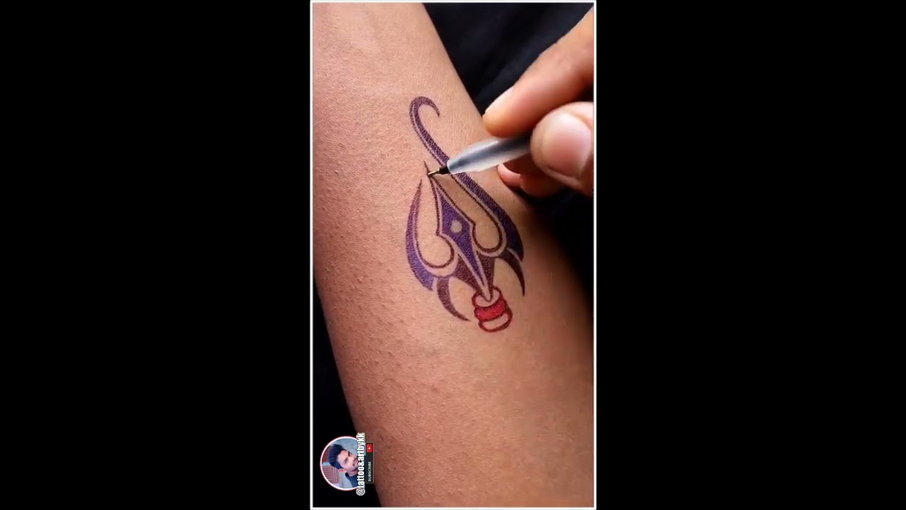 Trishul lord shiva tattoo | Shiva tattoo, Tattoo design for hand, Shiva  tattoo design