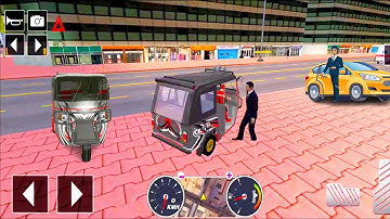 Tuk Tuk auto rickshaw driver 3D game - #99 auto rickshaw driving game - Android iOS Gameplay