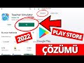 Play Store Uygulama Yüklenmiyor ve İndirmiyor Sorunu Çözümü (2022) Yeni