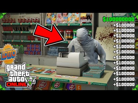 Como Robar Una Tienda Por 1,000,000$ en GTA 5 Online! (Truco Dinero GTA 5)