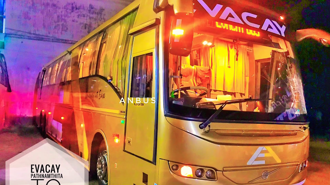 Evacay Bus Review - Pathanamthitta- Chennai Volvo B11R Semi Sleeper Super Fast 110KM/Hr