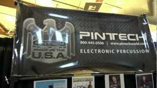Pintech Electronic Percussion Booth At The 2012 Chicago Vintage and Custom Drum Show