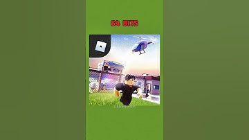 Roblox Game Pixel Art in Minecraft 🎮 | 64 Bits to 1/8 Bits Challenge 🧱✨