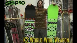 K2 World Wide Weapon Snowboard video