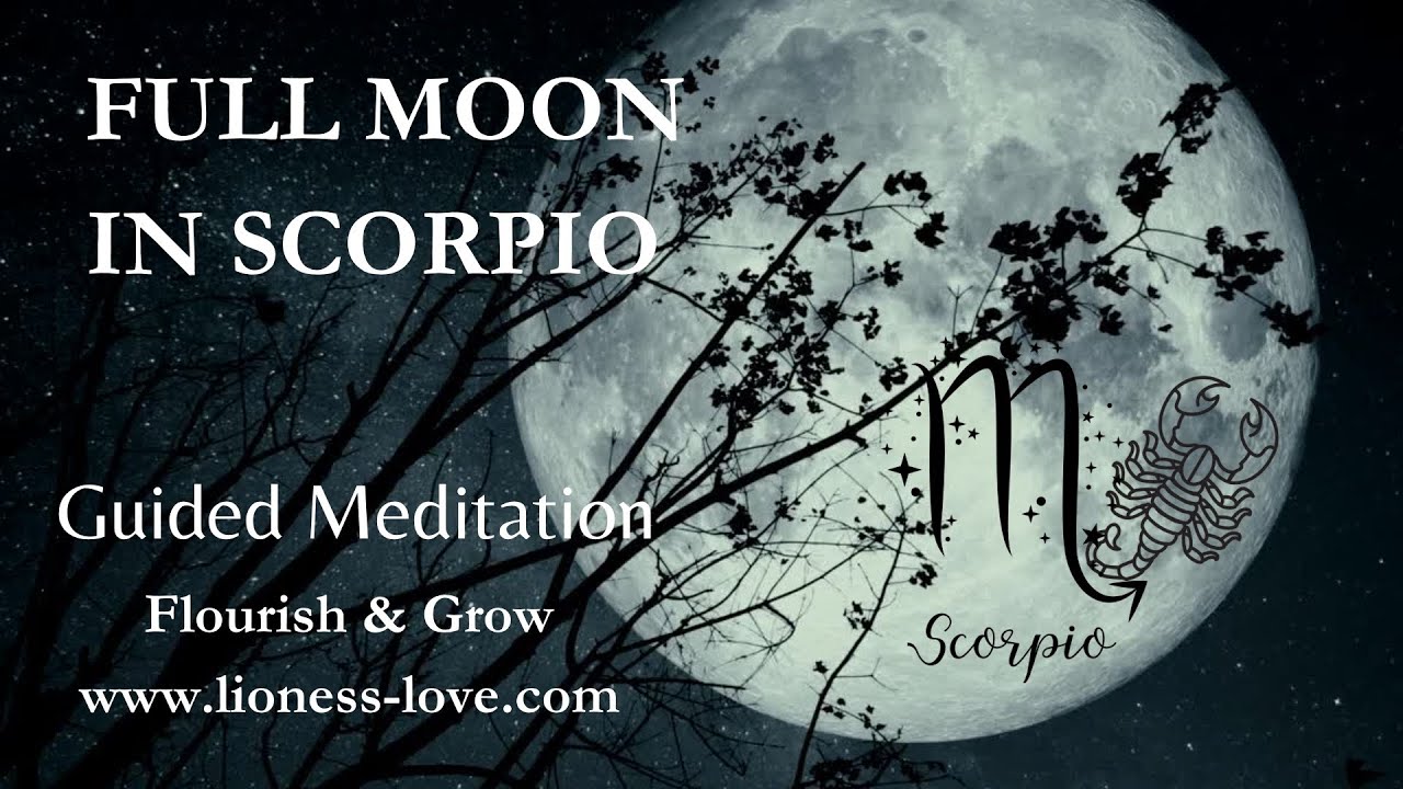 FULL MOON MAY 2023 in SCORPIO | GUIDED MEDITATION - YouTube