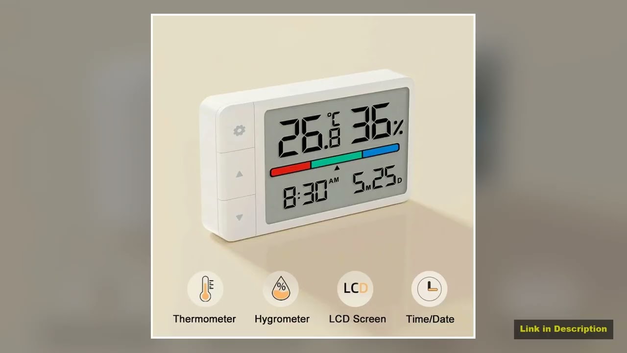 Xiaomi MiaoMiaoCe Intelligent Thermometer Hygrometer Meter Multi Function Clock Digital Display