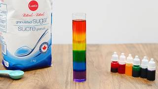 Rainbow Density Experiment - Fun & Easy Science Activity
