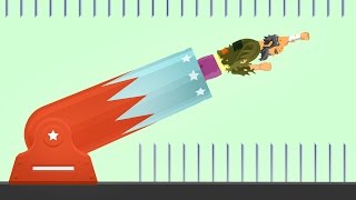 HOW FAR CAN YOU FLY? (Happy Wheels)