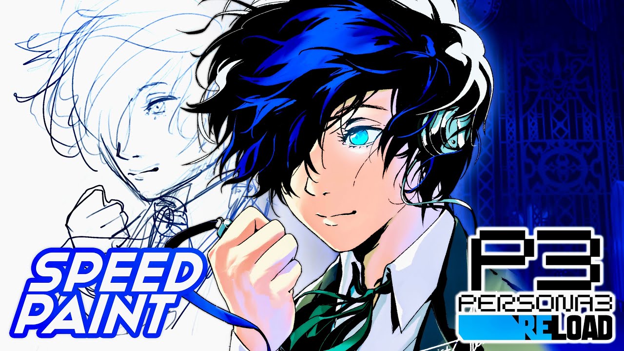 声優の結城理が結城理を描く | ペルソナ3 リロード SPEEDPAINT : r/PERSoNA