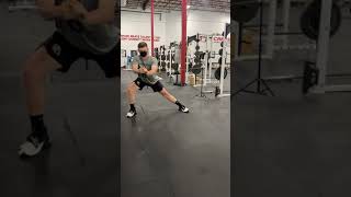 Lateral Lunge Iso Hold with Anti Rotation Press