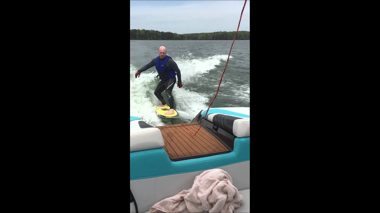 Wake Surfing on Lake Lanier YouTube