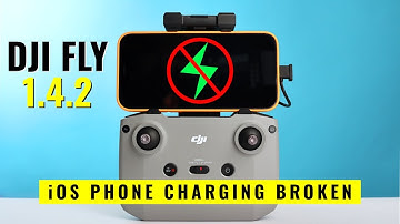 DJI Fly 1.4.2 Update - iOS Phone Charging Broken