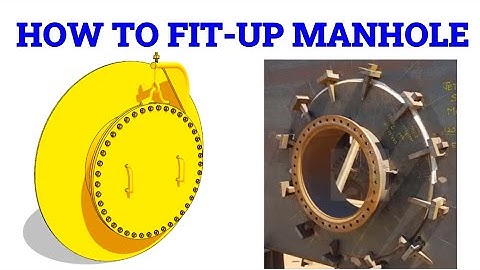 How to Fit up a Manhole API 650, API 620 Storage Tank 2