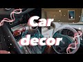 DIY CAR DECOR • vsco aesthetic car transformation