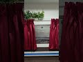 Motorised inauguration rod with curtain