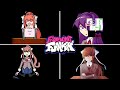 The Best Doki Doki Game Over Screen in FNF (DDLC Monika, Sayori, Yuri) - Friday Night Funkin'
