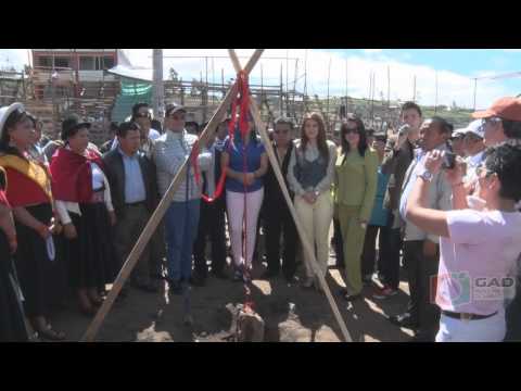 Inauguración del asfalto,