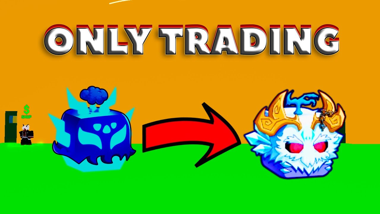 I TRADED up to a YETI from RUMBLE ONLY in BLOX FRUITS!!