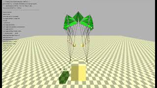 paragliding simulation bullet physics 2.71 SDK (2008) prototype demo iv