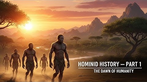 “7 Million Years of Human Evolution… Revealed in 3 Minutes!” #HominidHistory #EvolutionExplained 