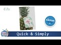 Maak een Flamingo label met de Impress Stempelhulp en de Collage set Tropical Escape | Kippers Hobby