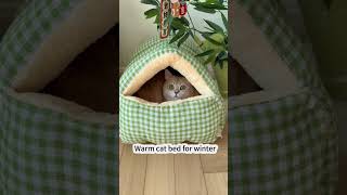 Warm Cat Bed For Winter