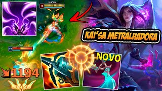 KAI'SA BUILD METRALHADORA COM OS NOVOS ITENS DE CRÍTICO !! - LEAGUE OF LEGENDS