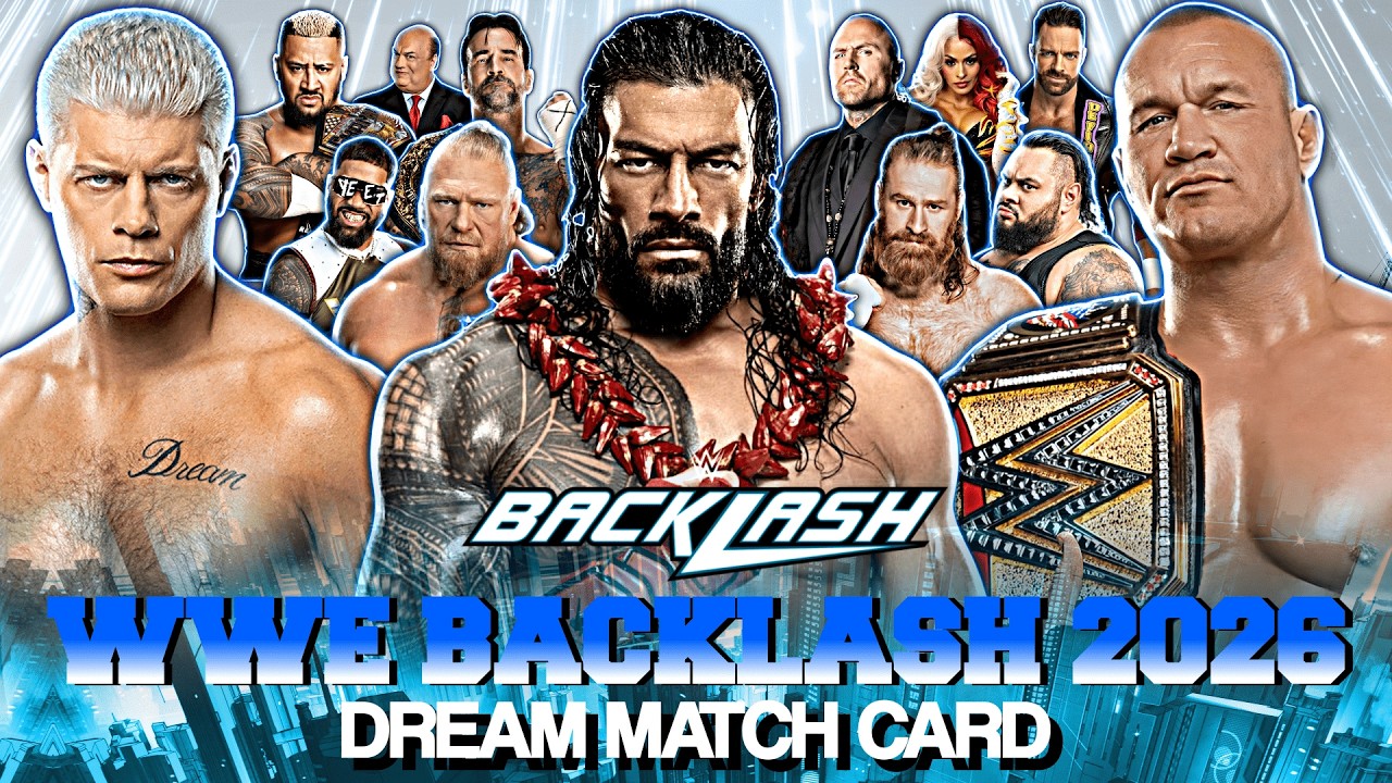 WWE Backlash 2026 Dream Card v2 - YouTube