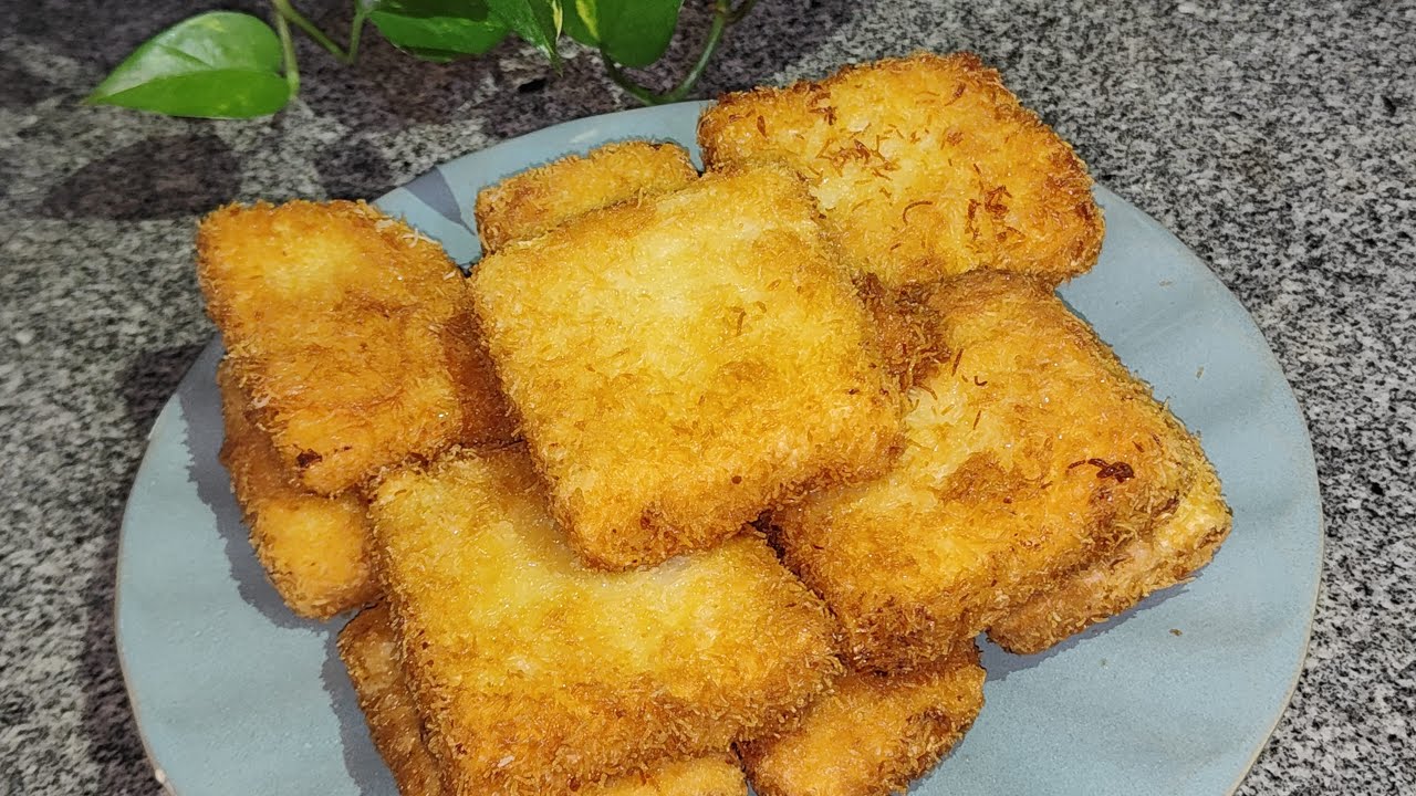 ispanyol tatlısı leche frita'ya kadayıf ekledim! nefis tarif!