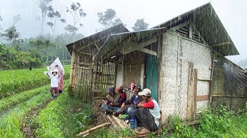 Bikin Betah.. Hujan Deras Di Kampung Mengguyur Situ Cilangla, Ayem Tentram Dan Tidak Takut Banjir