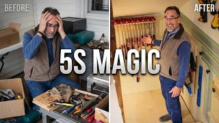 5S Workshop Tour, Part 1 - Maximize Workshop Efficiency - The Down to Earth Woodworker