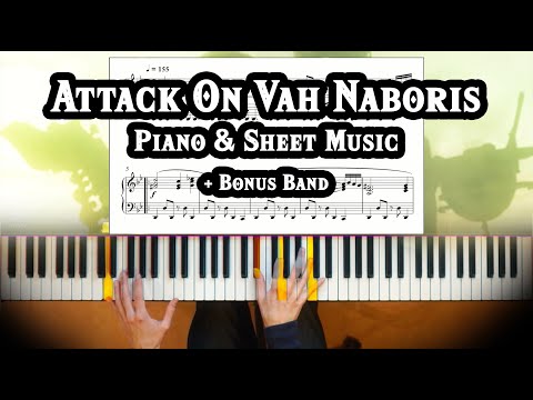 zelda:-breath-of-the-wild---attack-on-vah-naboris-piano-+-sheet-music-[how-to-play]-[piano-tutorial]