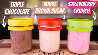 High Protein Overnight Oats 3 Different Ways | Easy Meal Prep For Fat Loss by Remington James 13,505 views 3 months ago 8 minutes, 12 seconds