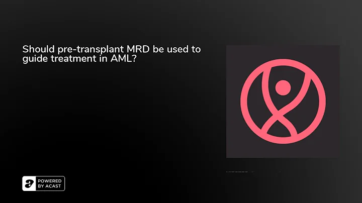 Should pre-transplant MRD be used to guide treatme...