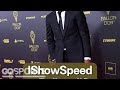 IShowSpeed shows out on the #BallondOr Red Carpet