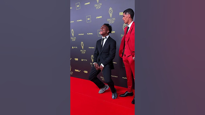 IShowSpeed shows out on the #BallondOr Red Carpet