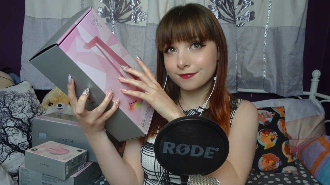 ✰ Razer Quartz Collection ✰ Whispered Unboxing ASMR